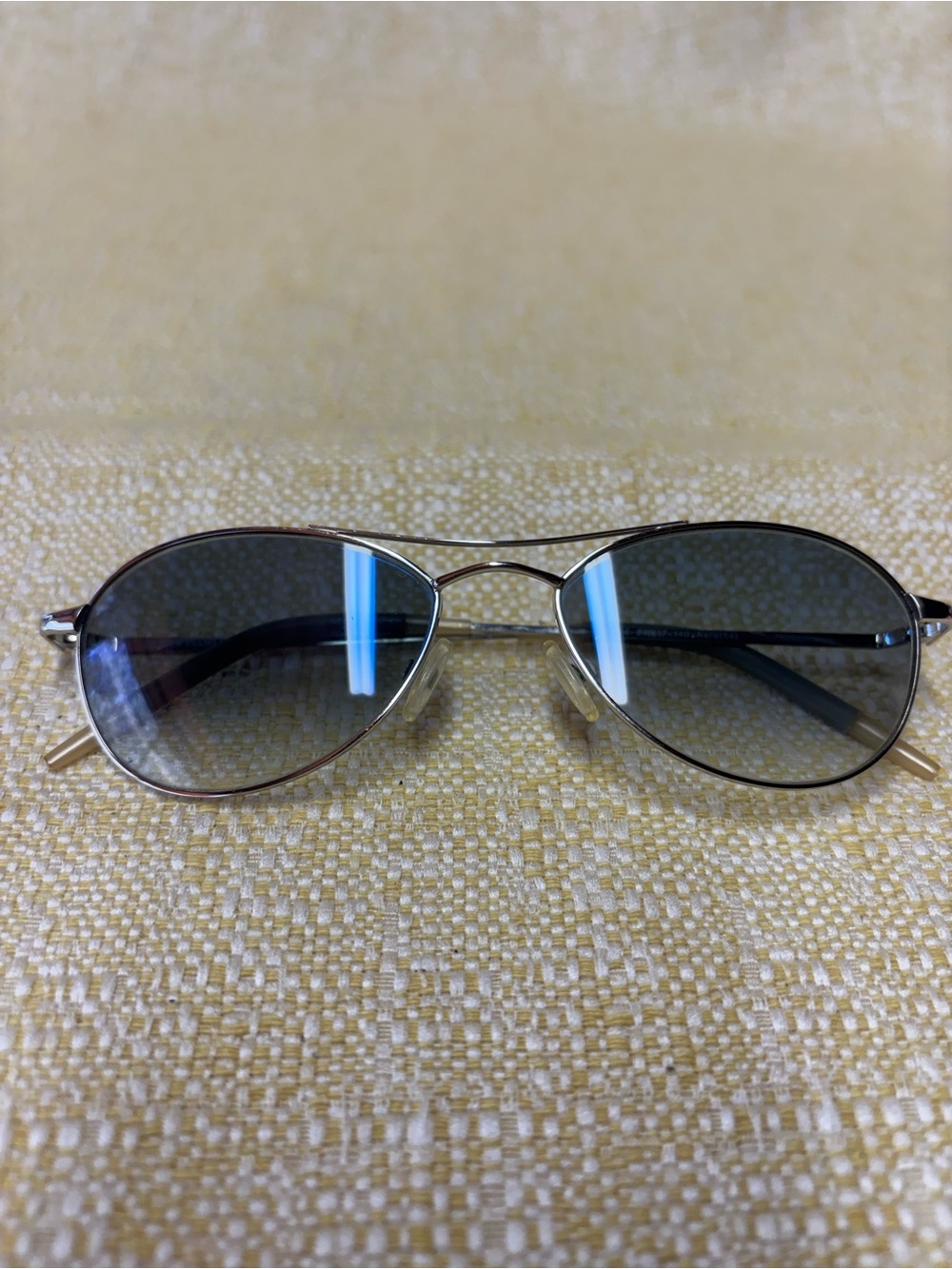 Oliver Peoples Slim Metal Eyewear Frame in Silver with Black Accents vfx 54